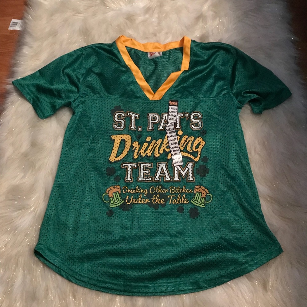 NWT Large St Patty’s Day Jersey Shirt